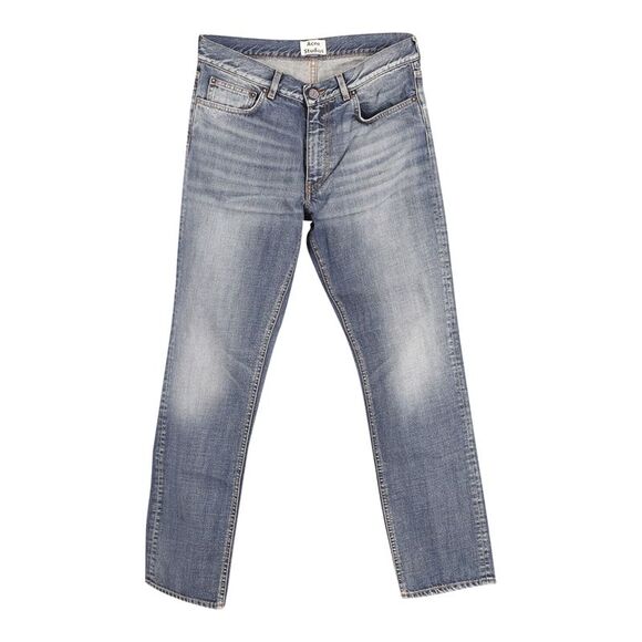 Acne Studios Boy Dark Vintage Jeans in Blue Cotton
